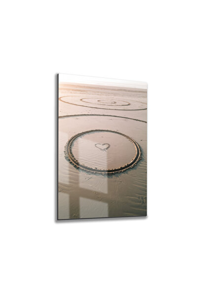 TİNK Tablou decorativ modern, aspect de sticlă, adeziv, montare ușoară, impri...
