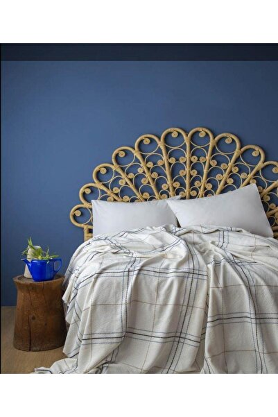PAMUKLAR Apricitas Home Tek Kişilik Pike Fern Indigo