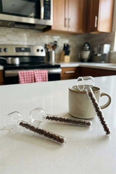 Bayev 3 Pieces Glass Coffee Measuring Spoons - Transparent Minimalist Design ...