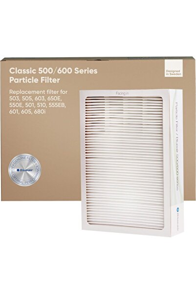 BLUEAIR Hepa Silent Particle Filter For Classic 500/600 Series, White.- F5006...