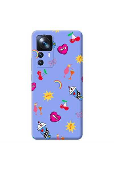Other Xiaomi Mi 12T glam time Light Purple Colored Silicone TPU Θήκη