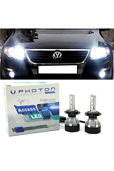 Photon Vw Passat B6 Led Xenon Sis Farı Ampulü H8 Access Yeni Seri Beyaz