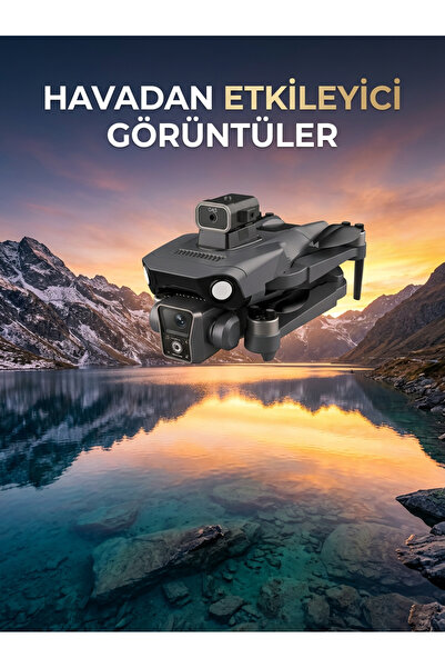Genel Markalar Çift Kameralı GPS Drone Geniş Açılı Havadan Görüntüleme Sistemi