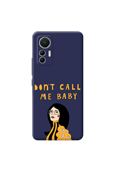 Other Xiaomi Mi 12 Lite Call me baby Dark blue Colored Silicone TPU Θήκη