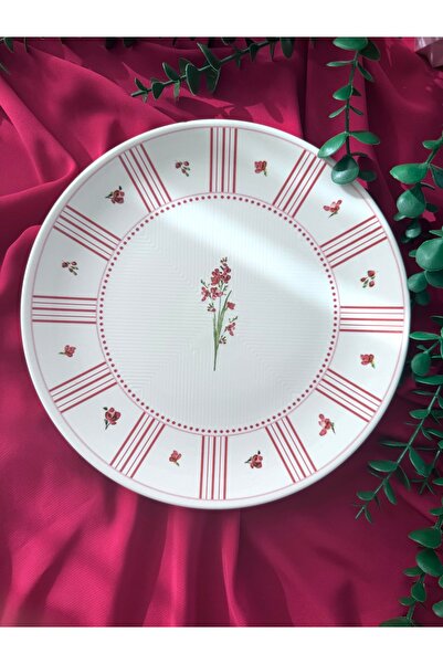 Yiğit Seramik Züccaciye Lavinya Model Embossed Single 25 cm Modern Presentati...