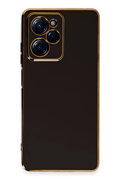 eco port Xiaomi Poco X5 Pro 5G Kılıf Volet Silikon - Siyah
