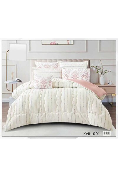 BIET ALMAFROSHAT New High-End Jacquard Brocade Quilted Bedding Set 7 Pieces