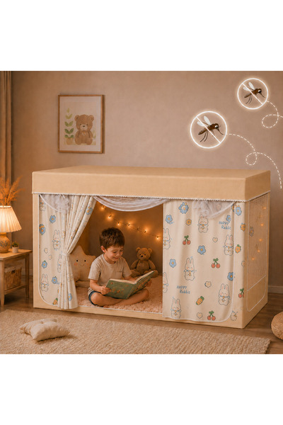 Gerenic A complete children's mosquito-net style tent that serves as a secret...