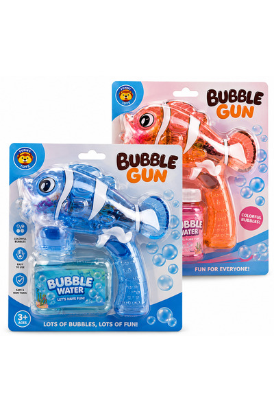 Generic Transparent Fish Design Bubble Gun