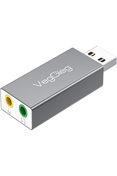 Yıldızan محول بطاقة صوت خارجية USB من msa shop مع مدخل سماعة رأس وميكروفون 3....