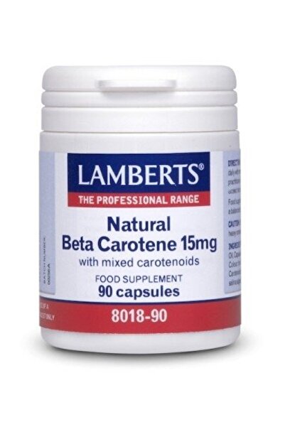 Lamberts Beta Carotene 15MG Βοηθάει το Σώμα μας να Καταστρέψει τις Επιβλαβείς...