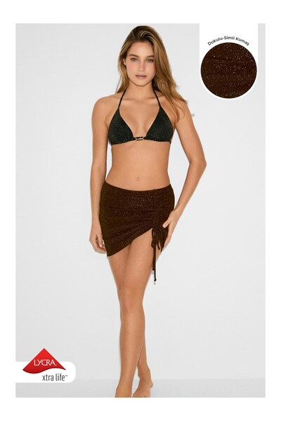 Kom Ina Glittery Fabric Skirt