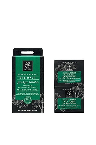 Apivita Express Beauty, Μάσκα Ματιών με Ginkgo Biloba για Μαύρους Κύκλους &am...