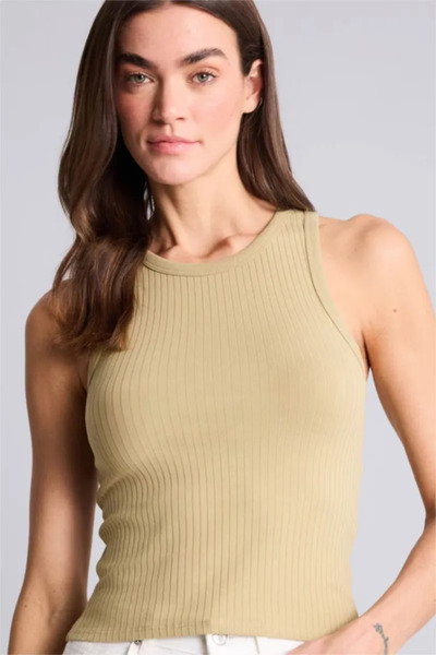 DeFacto Slim Fit Halter Neck Ribbed Tank Top A8859Ax26Sm