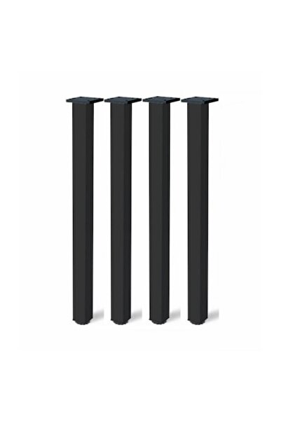 GTV Set de 4 picioare din aluminiu, pătrate, 60x60x710mm, reglabile pe înălți...