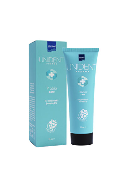 Unident INTERMED Pharma Probio Care Οδοντόκρεμα με Προβιοτικά &amp; Βιταμίνη ...