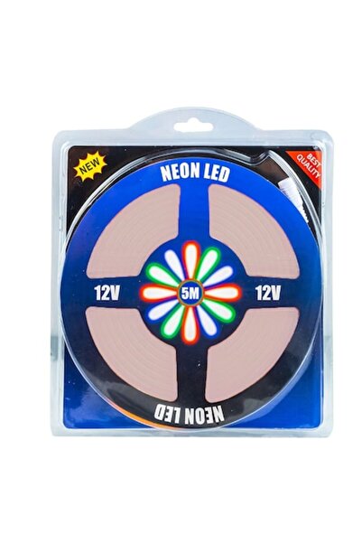 K KATHODE Bandă LED neon flexibilă, 5m, 12V, Gri (sursa de alimentare nu este...