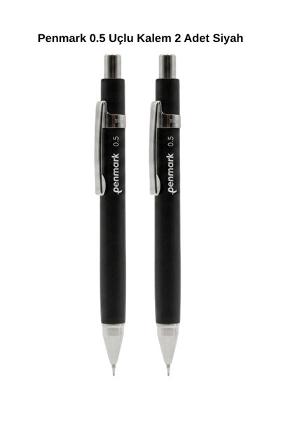penmark Triforce Versatil Pen 0.5 Tip 2-Pack Black
