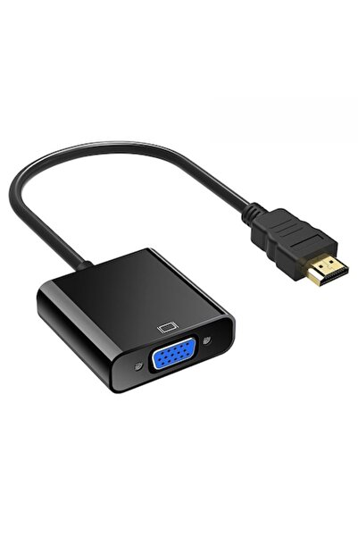 OMG Cablu adaptor, HDMI la VGA, 1080p 60Hz, cu audio, Negru