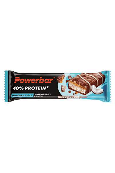 Powerbar PB 40% Protein +Crisp Choco Coco Bar – 40% High Protein Chocolate Co...