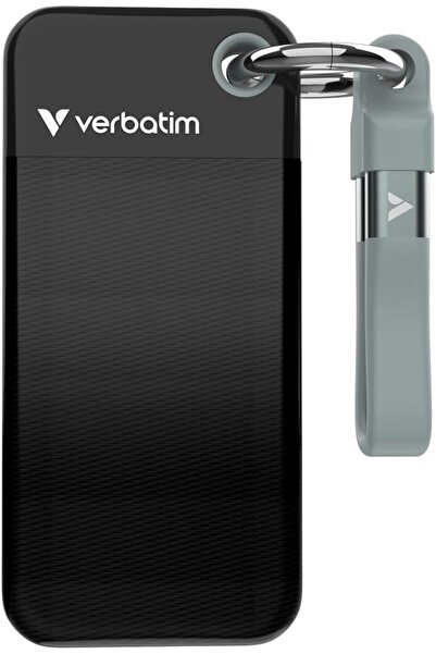 Verbatim Pocket Ssd USB 3.2 Gen 2 512Gb Black/Grey