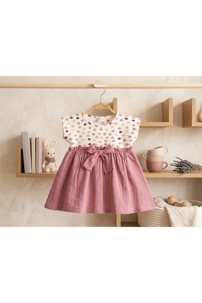 meyastore Girl's Dress with Bow