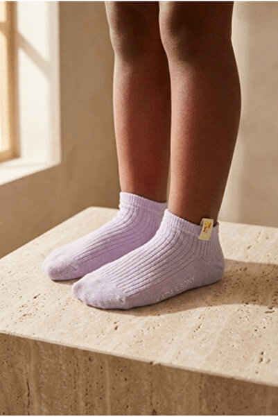 Katia&Bony Children's Unicorn Detailed Step Socks Lilac