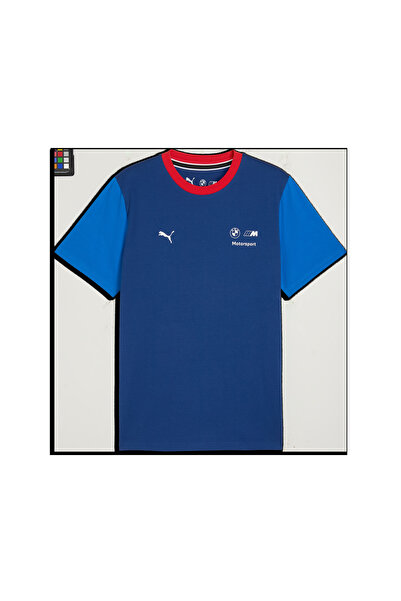 Puma BMW MMS Ess Logo Tee Mavi Erkek Tişört