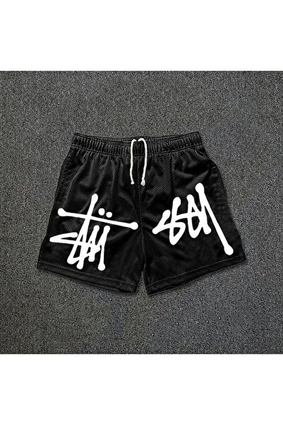COZYWEAR Black Printed Men's Shorts