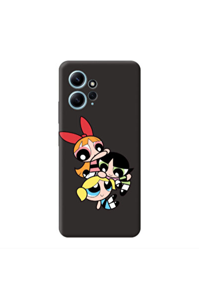 Other Xiaomi Redmi Note 12 4G Powerpuff Black Colored Silicone TPU Θήκη