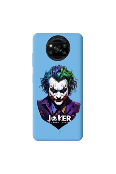 Other Xiaomi Poco X3 /X3 Pro Le amer Joker Blue Colored Silicone TPU Θήκη