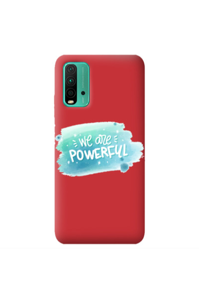 Other Xiaomi Poco M3 We are Powerful Red Colored Silicone TPU Θήκη