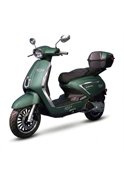 Kral Motor Kral VEGA-125 Scooter Motosiklet Yeşil - MondiMotor