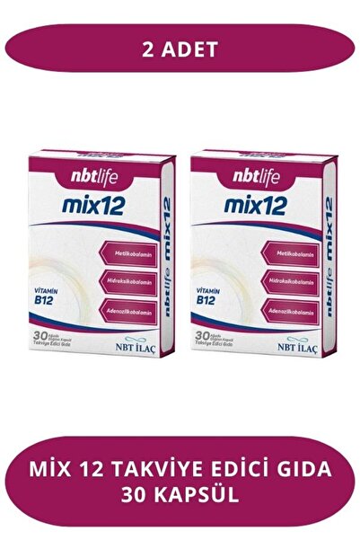 Nbt İlaç Mix 12 Takviye Edici Gıda 30 Kapsül (2 Adet)