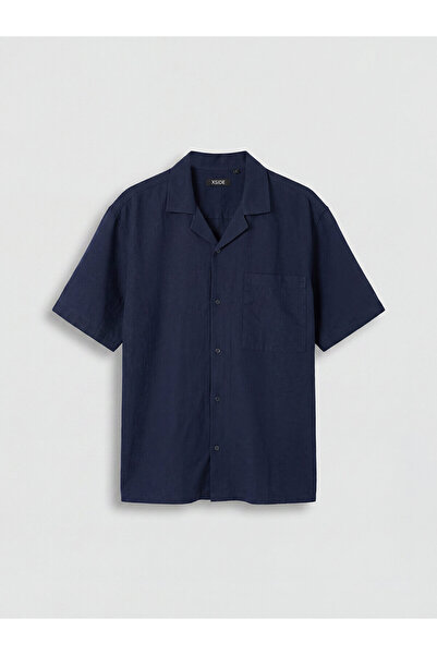 LC Waikiki Vizyon New Season Regular Fit Resort Collar Men's Shirt
