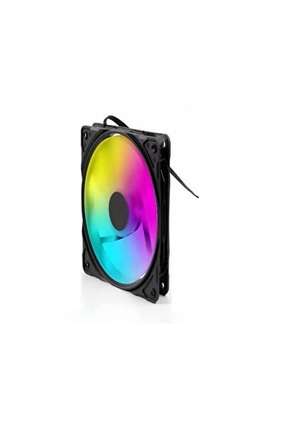 KRL 12cm Kasa İçi Uyumlu Rainbow Işıklı Fan 1 Adet Molex