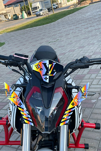 FOLGRAP Benelli 125s lV Kafa Stick ve Şerit Sticker Kaplama