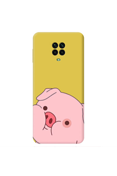 Other Xiaomi Redmi Note 9 Pro Piggy 2 Yellow Colored Silicone TPU Θήκη