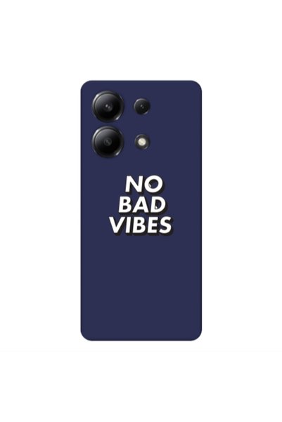 Other Xiaomi Redmi Note 13 4G No bad vibes Dark blue Colored Silicone TPU Θήκη