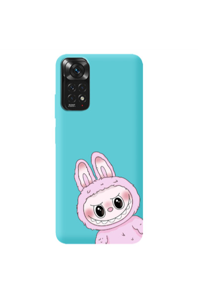Other Xiaomi Redmi Note 11 4G Labubu 6 Turquoise Colored Silicone TPU Θήκη