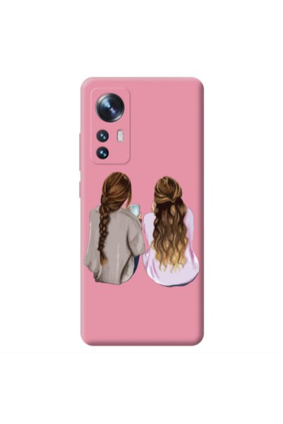 Other Xiaomi Mi 12 Friends Pink Colored Silicone TPU Θήκη