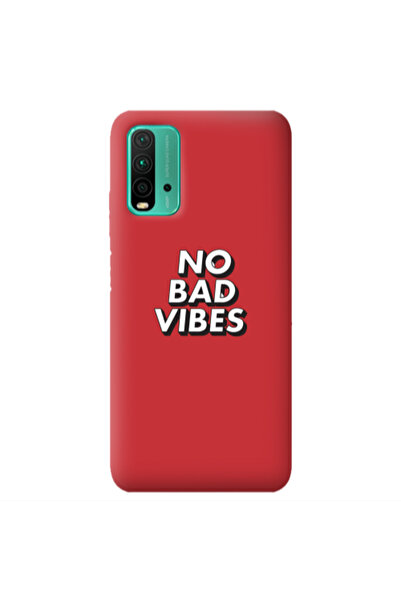 Other Xiaomi Poco M3 No bad vibes Red Colored Silicone TPU Θήκη
