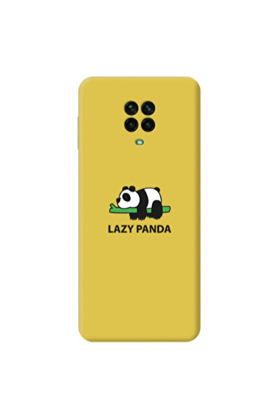 Other Xiaomi Redmi Note 9 Pro Lazy panda Yellow Colored Silicone TPU Θήκη