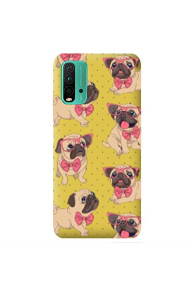 Other Xiaomi Poco M3 Dog Spectacled Yellow Colored Silicone TPU Θήκη