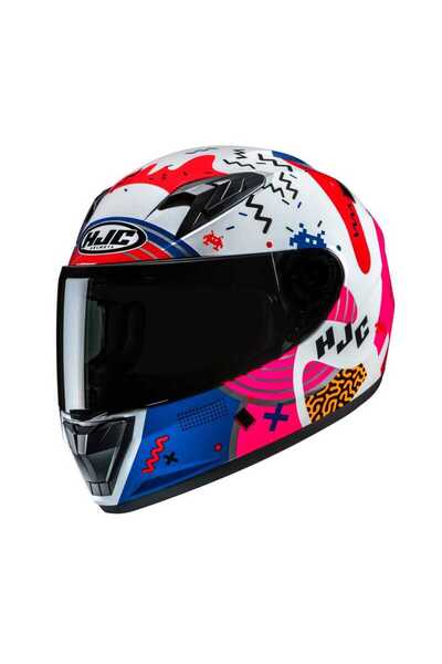HJC Y10 KASK MIKA MC28 (ÇOCUK KASKI)