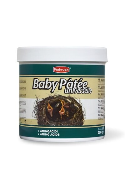 Padovan Hrană pentru pui de papagal și păsări granivor, Baby Patee, 250g