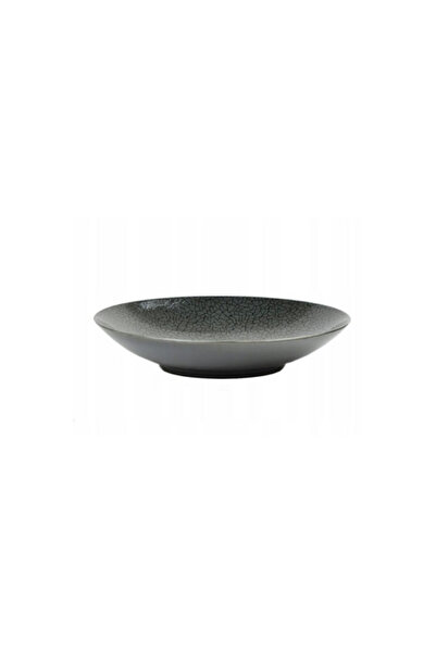 Generic Brand Farfurie adâncă Zina, 22cm, Grafit, Set 1 bucată, Porțelan