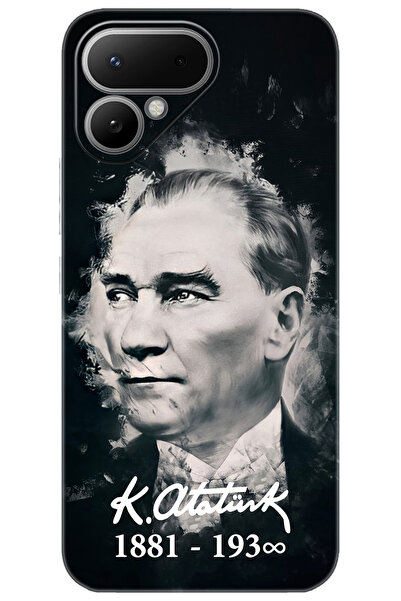 TECNO Pova Curve 2 5G (LK7k) Uyumlu Kılıf Desen Baskılı Silikon Mustafa Kemal...