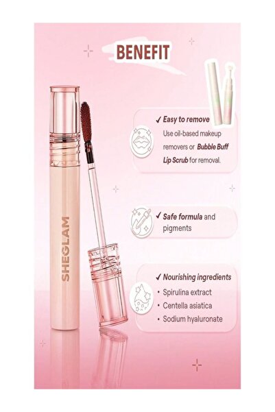 SHEGLAM Fall In Line Stain Dudak Parlatıcısı 011 Brownie Points