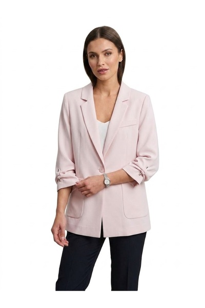 centilmen Mare Single Button Curled Sleeve Blazer Jacket 301